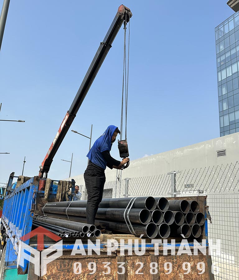 An Phú Thành phân phối ống thép Seah tại dự án không gian sáng tạo CMC quận 7