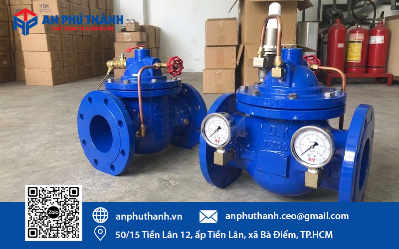 Hình ảnh thực tế van giảm áp YDK tại An Phú Thành