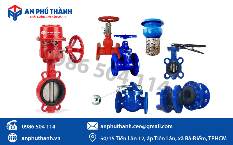 Ngoài van tín hiệu, An Phú Thành còn cung cấp nhiều dòng van, phụ kiện ngành nước khác
