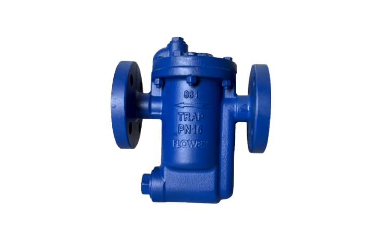 Cấu tạo của bẫy hơi gầu đảo