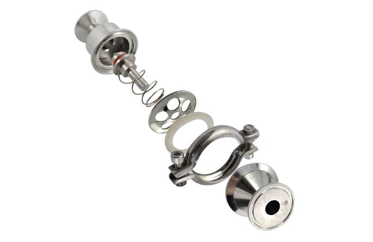 Cấu tạo của van một chiều vi sinh