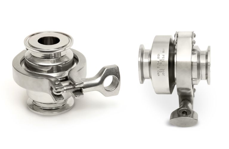 Chọn van một chiều vi sinh được làm từ vật liệu Inox 