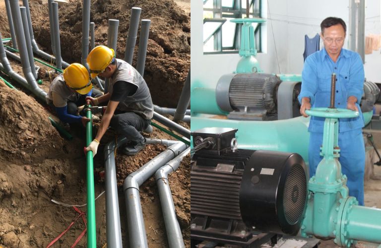 Tránh làm biến dạng thân van khi thi công