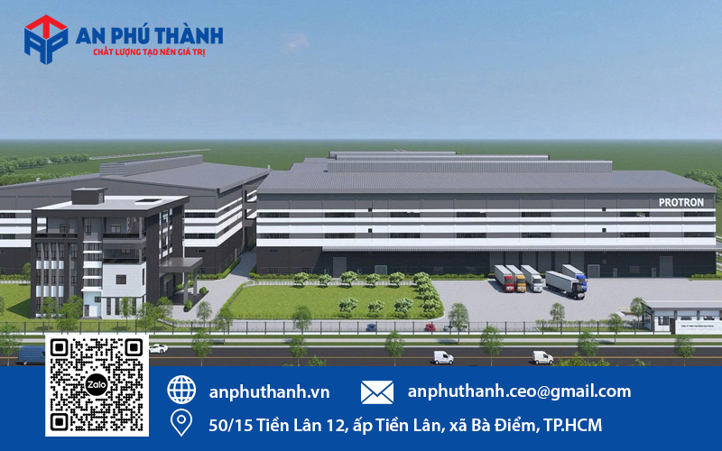 Dự án nhà máy PROTRON ELECTRICAL được xây dựng tại KCN VSIP III, Bình Dương