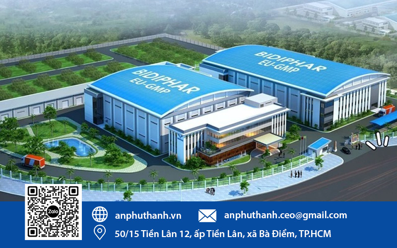 APT là nhà cung cấp van cho nhà máy dược phẩm Bidipharm