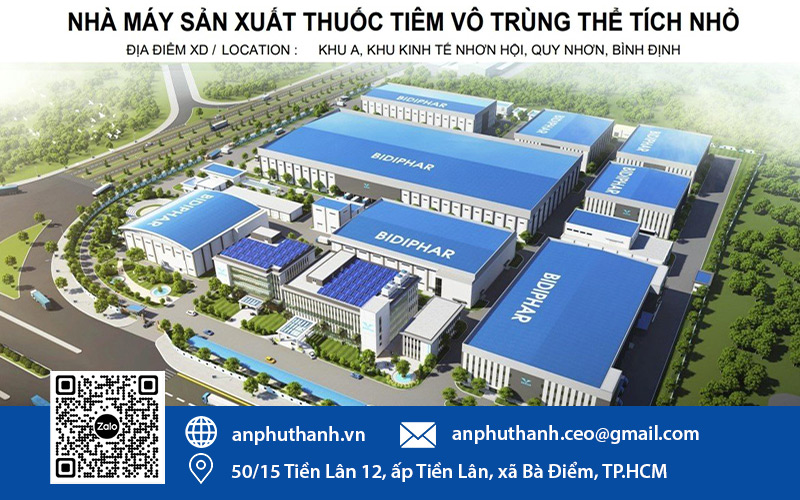 Nhà máy sản xuất thuốc vô trùng thể tích nhỏ của Bidiphar