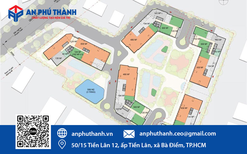 dự án Destino Centro 5 tòa tháp căn hộ cao 20 tầng, tổng số hơn 2.048 căn hộ và shophouse