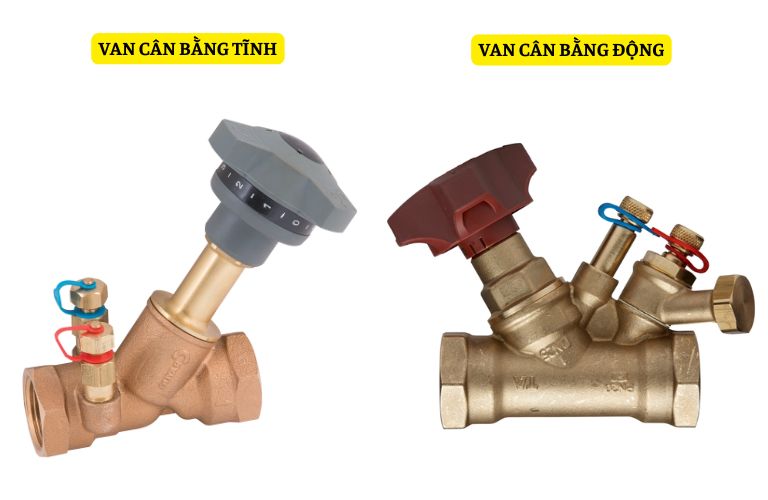 Van cân bằng tĩnh và van cân bằng động